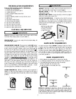 Предварительный просмотр 3 страницы Frigidaire Full Size Laundry Center Gas Installation Instructions Manual