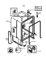 Предварительный просмотр 29 страницы Frigidaire Fully Integrated Direct FeedModel Dishwashers Service Manual