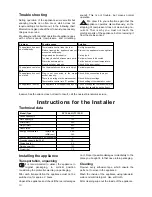 Preview for 10 page of Frigidaire FV 1246 H Instruction Book