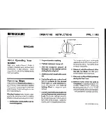 Предварительный просмотр 1 страницы Frigidaire FWL111RB Operating Instructions