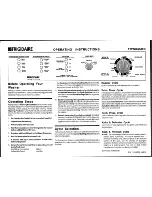 Frigidaire FWS845RB Operating Instructions preview