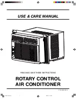 Предварительный просмотр 1 страницы Frigidaire GAC122P1A - GIBSON 12000BTU 115V 9.8EER3 SPD 8 WAY AIR DIRECTION Use And Care Manual