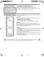 Предварительный просмотр 5 страницы Frigidaire GAC122P1A - GIBSON 12000BTU 115V 9.8EER3 SPD 8 WAY AIR DIRECTION Use And Care Manual