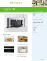 Frigidaire Gallery CGBM185KF Features preview