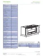 Preview for 2 page of Frigidaire Gallery CGBM185KF Features