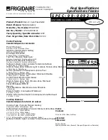 Frigidaire Gallery FES387CHS Specifications preview
