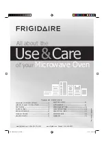 Frigidaire Gallery FGBM19WNVD Use & Care Manual preview