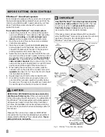 Preview for 8 page of Frigidaire Gallery FGEF3056K Use And Care Manual