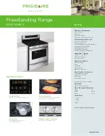 Preview for 1 page of Frigidaire Gallery FGGF3056KF Specifications