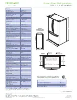 Предварительный просмотр 2 страницы Frigidaire Gallery FGHB2846L M Product Specifications