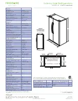 Предварительный просмотр 2 страницы Frigidaire Gallery FGHC2335LE Product Specifications