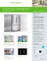 Frigidaire Gallery FGHG2344M P Product Specifications preview