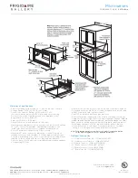 Preview for 3 page of Frigidaire Gallery FGMO205K F Installaton Manual