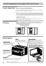 Preview for 6 page of Frigidaire Gallery GHWW063WB1 Use & Care Manual