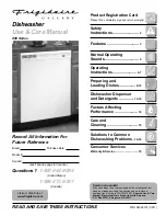 Frigidaire Gallery GLDB958JT1 Use & Care Manual предпросмотр