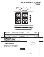 Предварительный просмотр 1 страницы Frigidaire Gallery GLGC30S8C Factory Parts Catalog