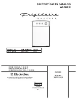 Frigidaire Gallery GLWS1349A Factory Parts Catalog preview