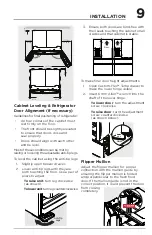 Предварительный просмотр 9 страницы Frigidaire Gallery GRMC2273BF Use & Care Manual