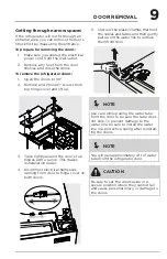 Предварительный просмотр 9 страницы Frigidaire Gallery GRQC2255BF Use & Care Manual