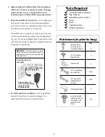 Preview for 2 page of Frigidaire GAM155Q1A - GIBSON 15100BTU 115V 12.5A 10.3 SPD 4 WAY AIR DIRECTION Installation Instructions Manual