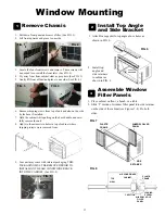 Preview for 3 page of Frigidaire GAM155Q1A - GIBSON 15100BTU 115V 12.5A 10.3 SPD 4 WAY AIR DIRECTION Installation Instructions Manual