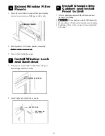 Preview for 5 page of Frigidaire GAM155Q1A - GIBSON 15100BTU 115V 12.5A 10.3 SPD 4 WAY AIR DIRECTION Installation Instructions Manual