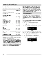 Preview for 22 page of Frigidaire GAS COOKTOP Use & Care Manual