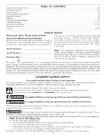 Preview for 2 page of Frigidaire GCET1031FS4 Use And Care Manual