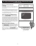 Предварительный просмотр 4 страницы Frigidaire GCRE302CAF Installation Instructions Manual