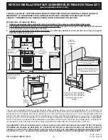 Предварительный просмотр 5 страницы Frigidaire GCRE302CAF Installation Instructions Manual