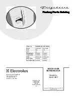 Frigidaire GHSC39EF Factory Parts Catalog предпросмотр