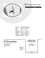 Frigidaire GHSC39EJP Service Data Sheet предпросмотр