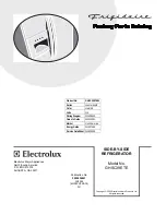 Frigidaire GHSC39ETE Factory Parts Catalog предпросмотр