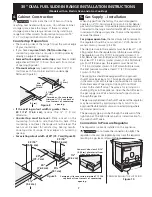 Preview for 7 page of Frigidaire GLCS389FQ - Slide-In Dual Fuel Range Installation Instructions Manual