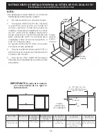 Preview for 14 page of Frigidaire GLCS389FQ - Slide-In Dual Fuel Range Installation Instructions Manual