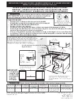 Preview for 25 page of Frigidaire GLCS389FQ - Slide-In Dual Fuel Range Installation Instructions Manual