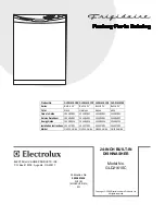 Frigidaire GLD2161SC Factory Parts Catalog предпросмотр