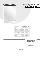 Предварительный просмотр 1 страницы Frigidaire GLD4050RH - 24 Inch Dishwasher Factory Parts Catalog