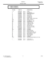 Preview for 9 page of Frigidaire GLDB653A Factory Parts Catalog