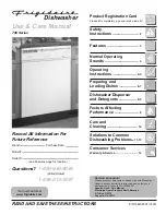 Preview for 1 page of Frigidaire GLDB756AS0 Use And Care Manual