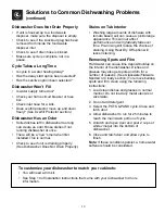 Preview for 13 page of Frigidaire GLDB756AS0 Use And Care Manual