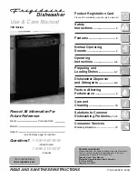 Предварительный просмотр 1 страницы Frigidaire GLDB756AS1 Use And Care Manual