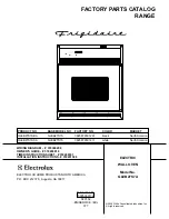 Preview for 1 page of Frigidaire GLEB27S7A Factory Parts Catalog