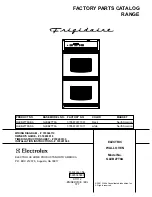 Предварительный просмотр 1 страницы Frigidaire GLEB27T8A Factory Parts Catalog