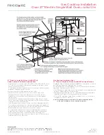 Предварительный просмотр 5 страницы Frigidaire GLEB27Z7HS - Electric Wall Oven Installation Manual