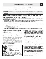 Preview for 3 page of Frigidaire GLEB30M9FSA Use & Care Manual