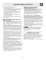 Preview for 5 page of Frigidaire GLEB30M9FSA Use & Care Manual