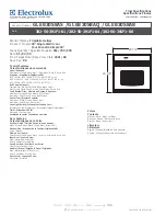 Frigidaire GLEB30S8A Specifications preview