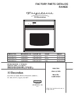 Frigidaire GLEB30S8C Factory Parts Catalog preview