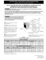 Frigidaire GLEB30S8CBB Installation Instructions Manual предпросмотр